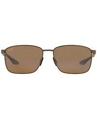 Maui Jim Unisex Polarized Sunglasses, MJ000676 Kaala 58