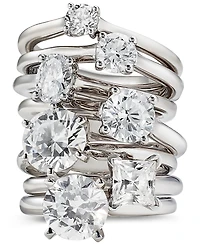 Diamond Solitaire Engagement Ring (1/4 ct. t.w.) in 14K White Gold or 14K Yellow and White Gold