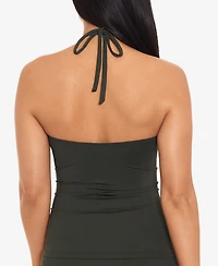 Lauren Ralph High Neck Halterkini Top