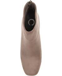 Journee Collection Women's Audrina Stacked Heel Dress Booties