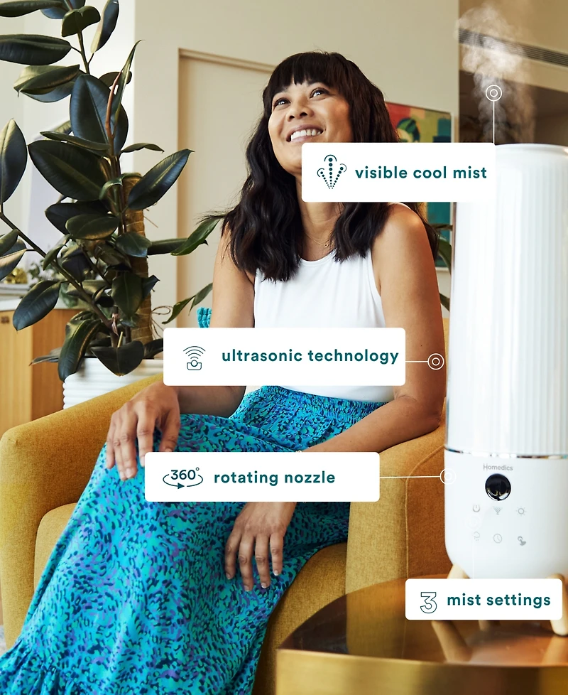 HoMedics TotalComfort Deluxe Ultrasonic Humidifier