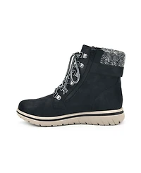 Cliffs by White Mountain Women's Hearty Lace-Up Hiker Booties