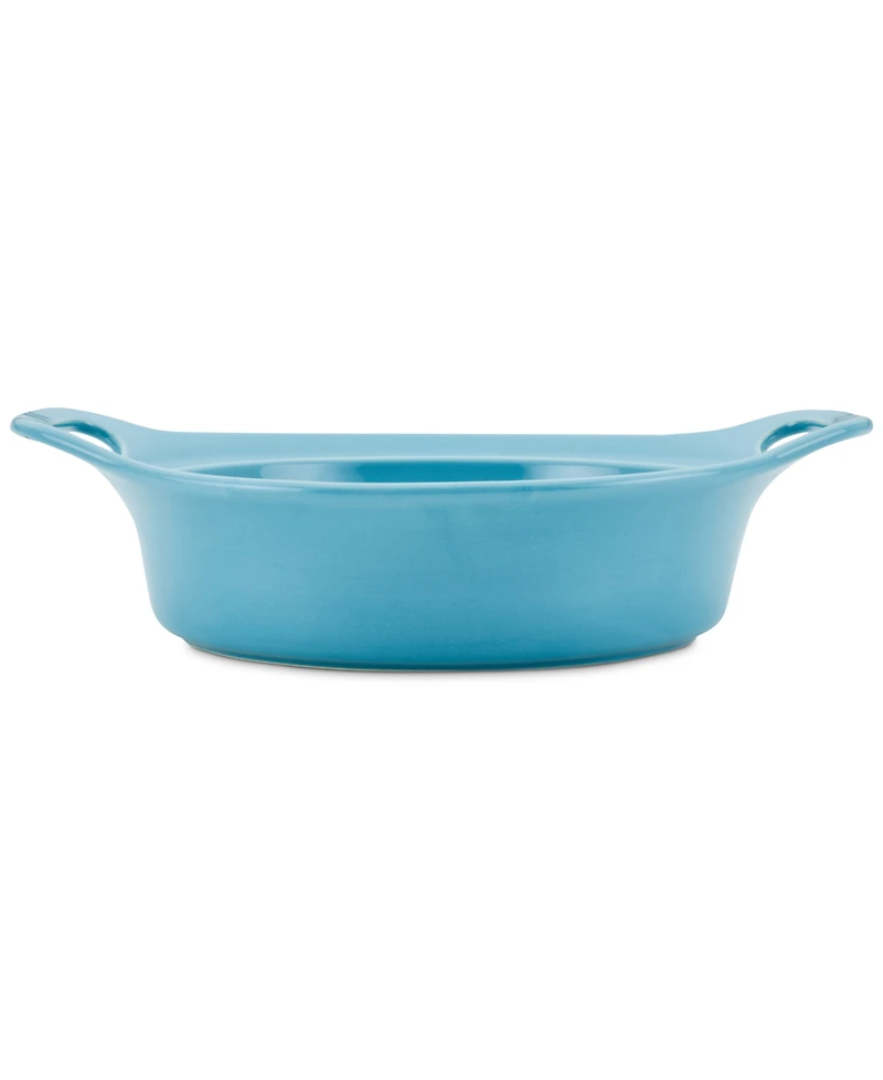 Rachael Ray Ceramic Casserole Bakers with Shared Lid Set, 3-Piece