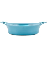 Rachael Ray Ceramic Casserole Bakers with Shared Lid Set, 3-Piece
