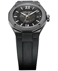 Baume & Mercier Men's Swiss Automatic Baumatic Black Rubber Strap Watch 42mm