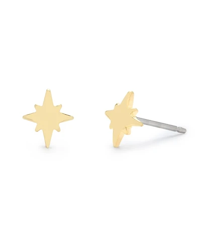 Alice 14K Gold Plated Stud Earrings