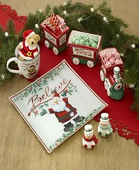 Winterberry Snowman Salt & Pepper Shaker Set