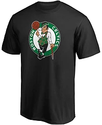 Men's Black Boston Celtics Primary Team Logo T-shirt