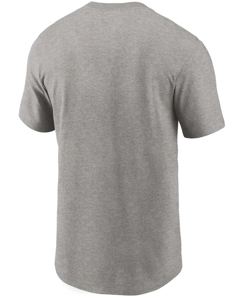 Men's Heathered Gray Cleveland Browns Primary Logo T-shirt