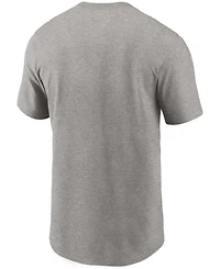 Men's Heathered Gray Cleveland Browns Primary Logo T-shirt