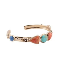 Barse Bronco Multi Stone Cuff Bracelet