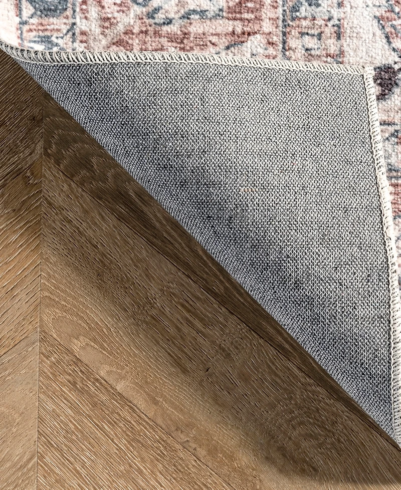 nuLoom Aurora HJAU14A Machine-Washable 5' x 8' Area Rug