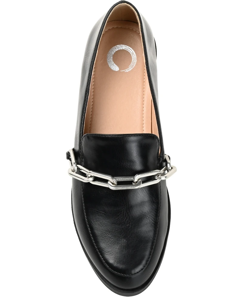 Journee Collection Women's Madison Chain Loafer