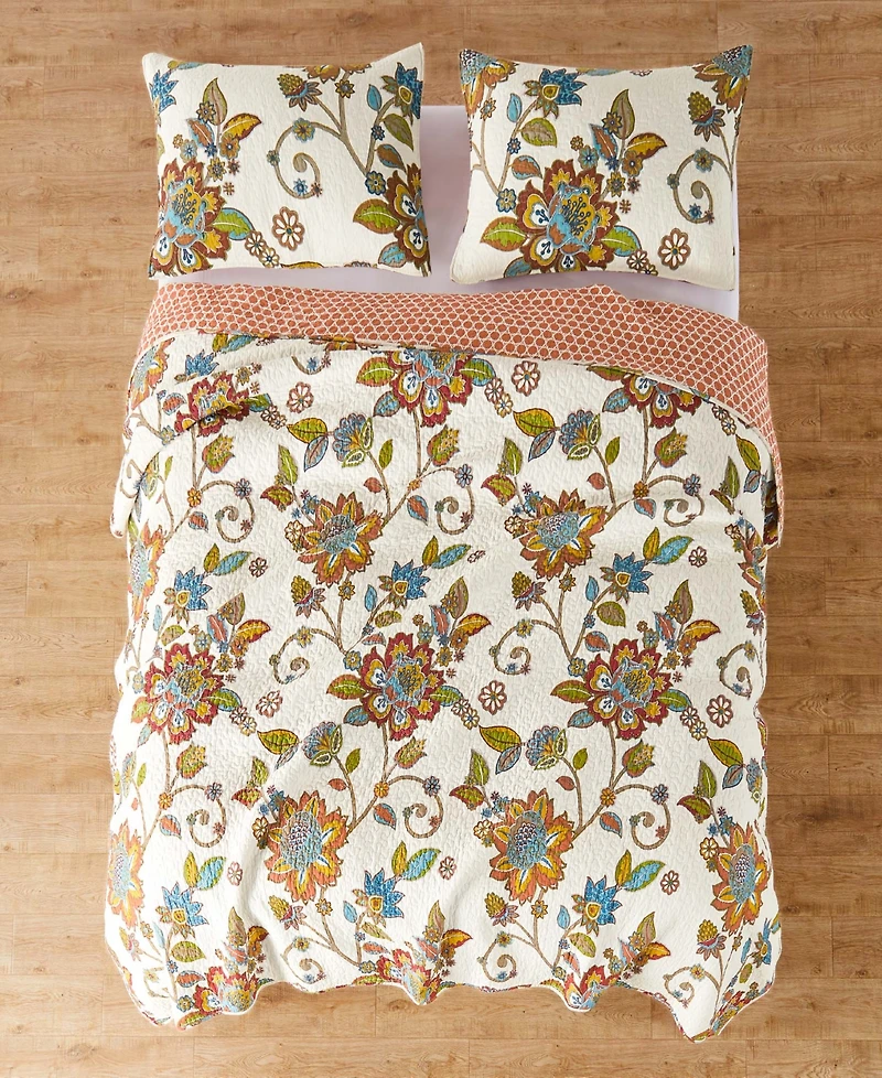 Levtex Clementine Spring 3-Pc. Quilt Set, King