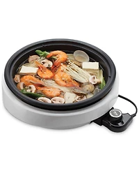 Aroma Asp-137 3-Qt. 3-in-1 Grillet, White