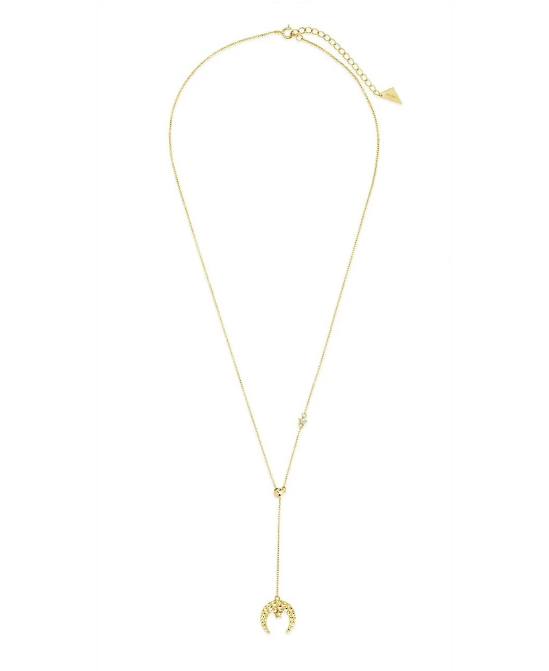 Sterling Forever Women's Selene Lariat Necklace