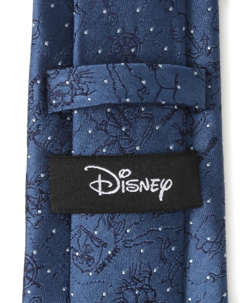 Disney Men's Peter Pan Treasure Map Dot Tie