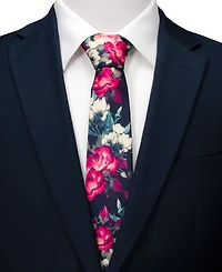 Ox & Bull Trading Co. Men's Painted Floral Silk Tie
