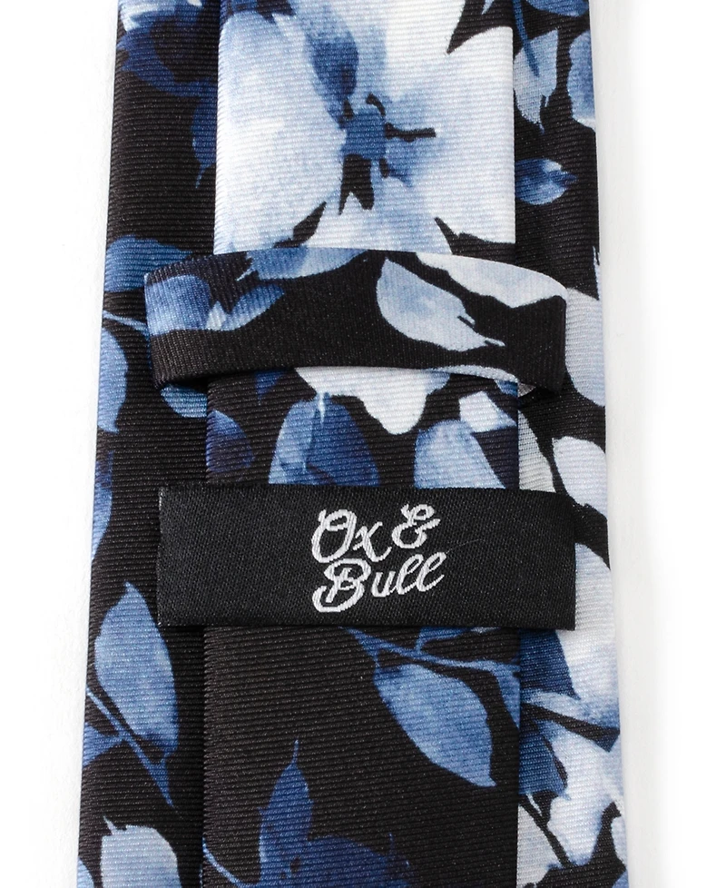Ox & Bull Trading Co. Men's Painted Floral Silk Tie