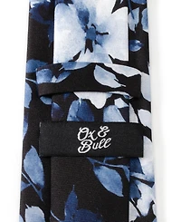 Ox & Bull Trading Co. Men's Painted Floral Silk Tie