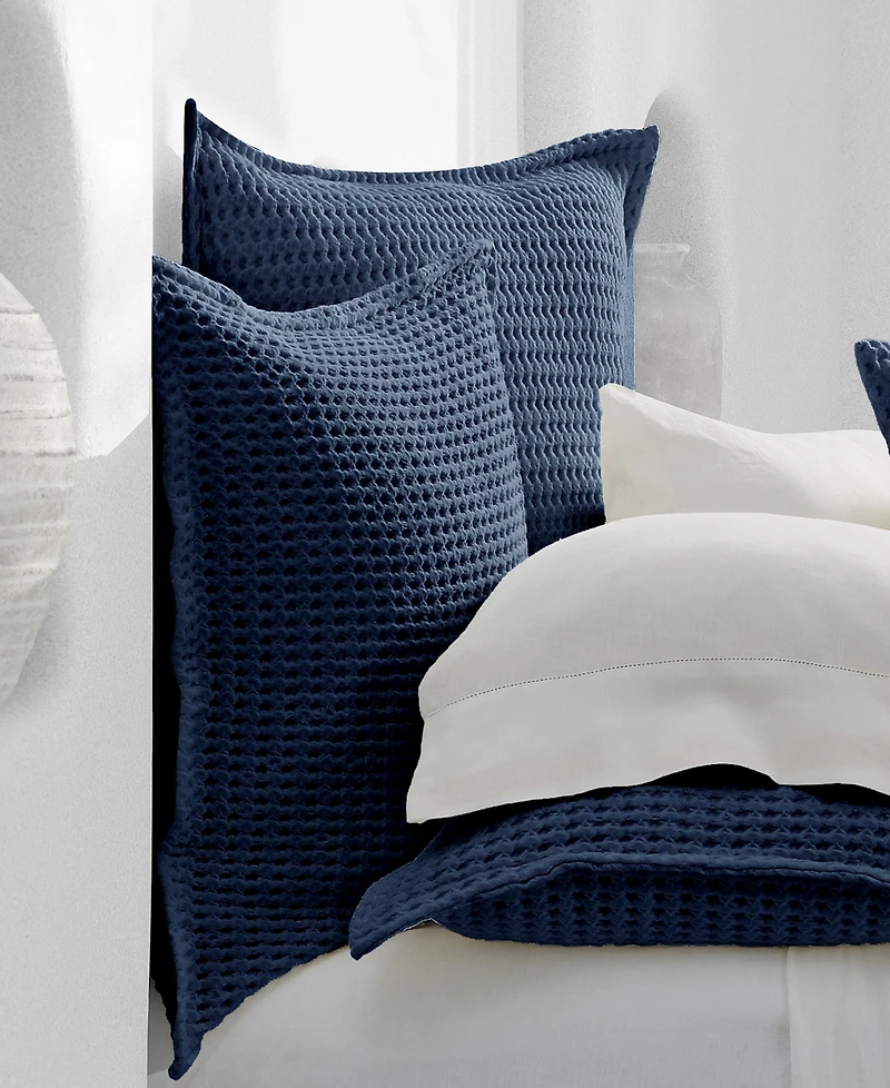 White Sand Pebble Beach Honeycomb Sham
