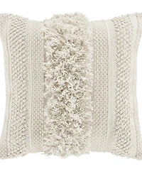 White Sand Driftwood Decorative Pillow, 18" x 18"