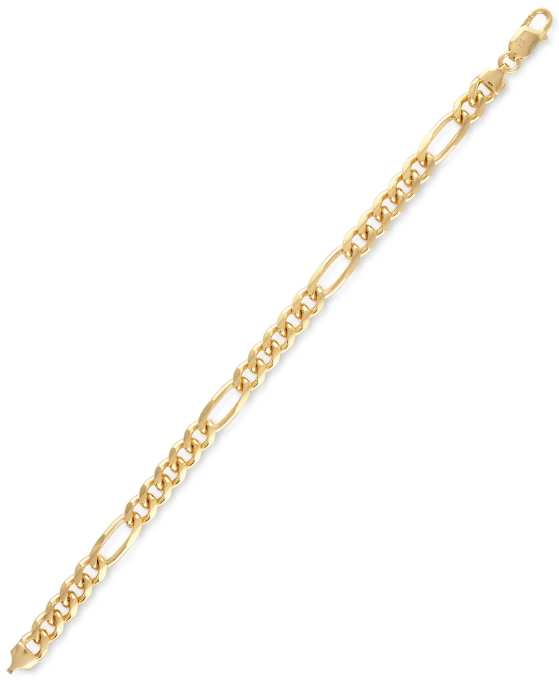 Esquire Men's Jewelry Cuban Figaro Link Bracelet, Created for Macy's