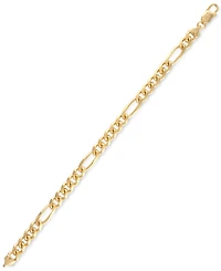 Esquire Men's Jewelry Cuban Figaro Link Bracelet, Created for Macy's