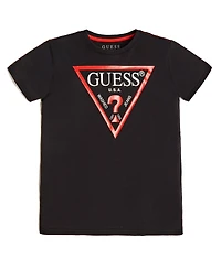 Guess Big Boys Soft Jersey Short Sleeve Classic Logo T-shirt