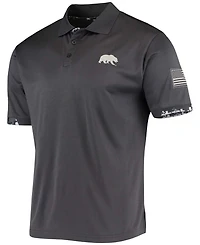 Men's Charcoal Cal Bears Oht Military Inspired Appreciation Digital Camo Polo