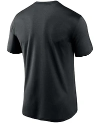 Men's Big and Tall Black Atlanta Falcons Logo Essential Legend Performance T-shirt