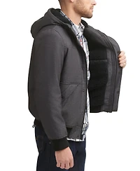 Levi's Men's Soft Shell Sherpa Lined Hooded Jacket
