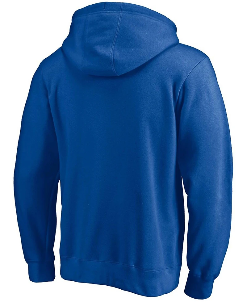 Men's Blue Dallas Mavericks Post Up Hometown Collection Pullover Hoodie