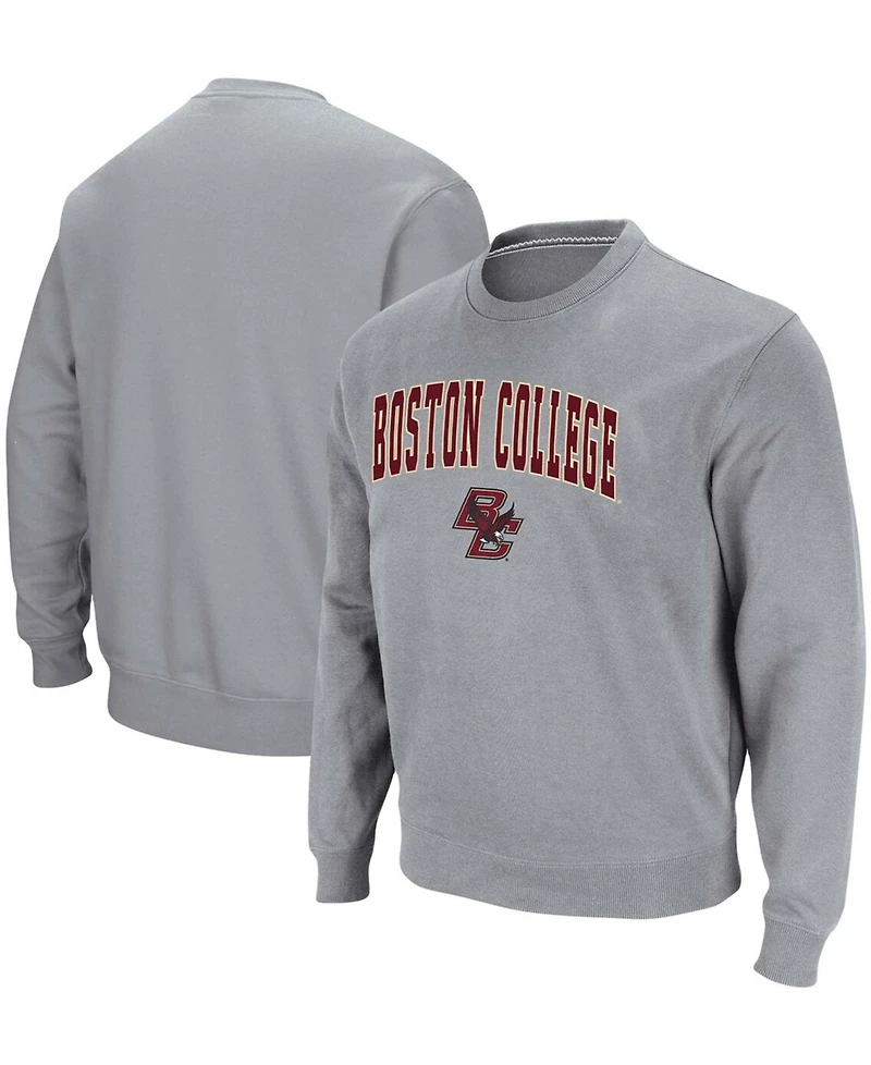 Colosseum Men's Boston College Eagles Arch Logo Crew Neck Sweatshirt