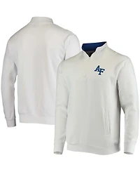 Men's White Air Force Falcons Tortugas Logo Quarter-Zip Jacket