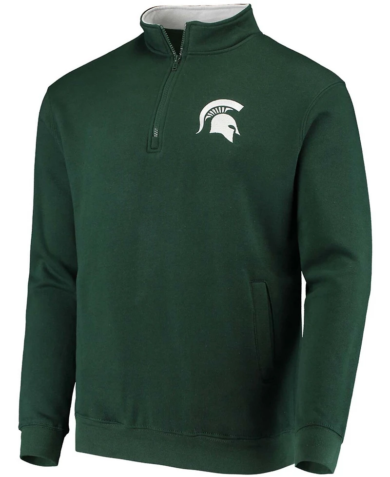 Men's Michigan State Spartans Tortugas Logo Quarter-Zip Jacket