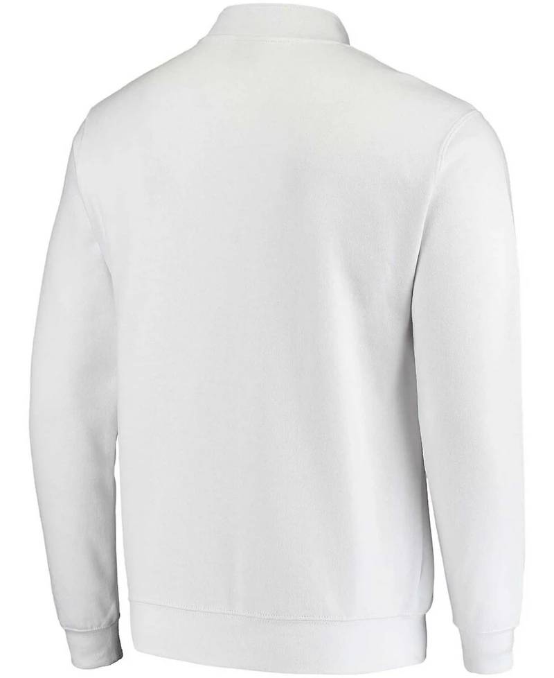 Men's White Nebraska Huskers Tortugas Logo Quarter-Zip Jacket