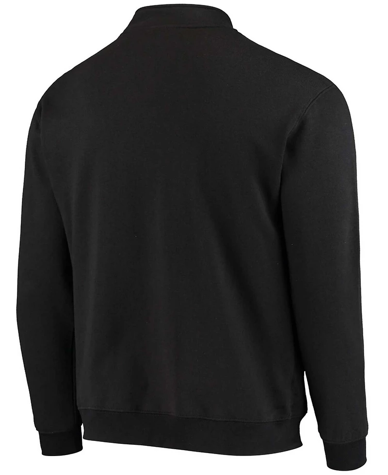 Men's Black Purdue Boilermakers Tortugas Logo Quarter-Zip Jacket