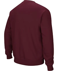 Colosseum Men's Mississippi State Bulldogs Arch and Logo Crew Neck Sweatshirt
