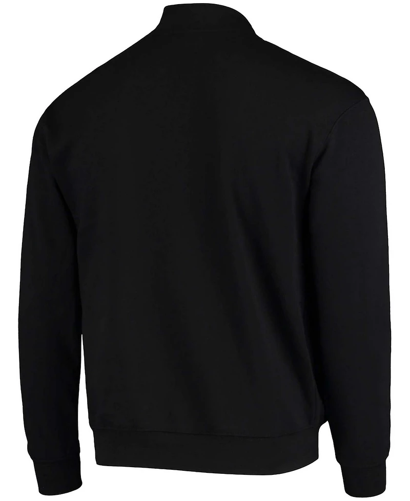 Men's Black Stanford Cardinal Tortugas Logo Quarter-Zip Jacket