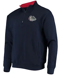 Men's Colosseum Gonzaga Bulldogs Tortugas Logo Quarter-Zip Jacket