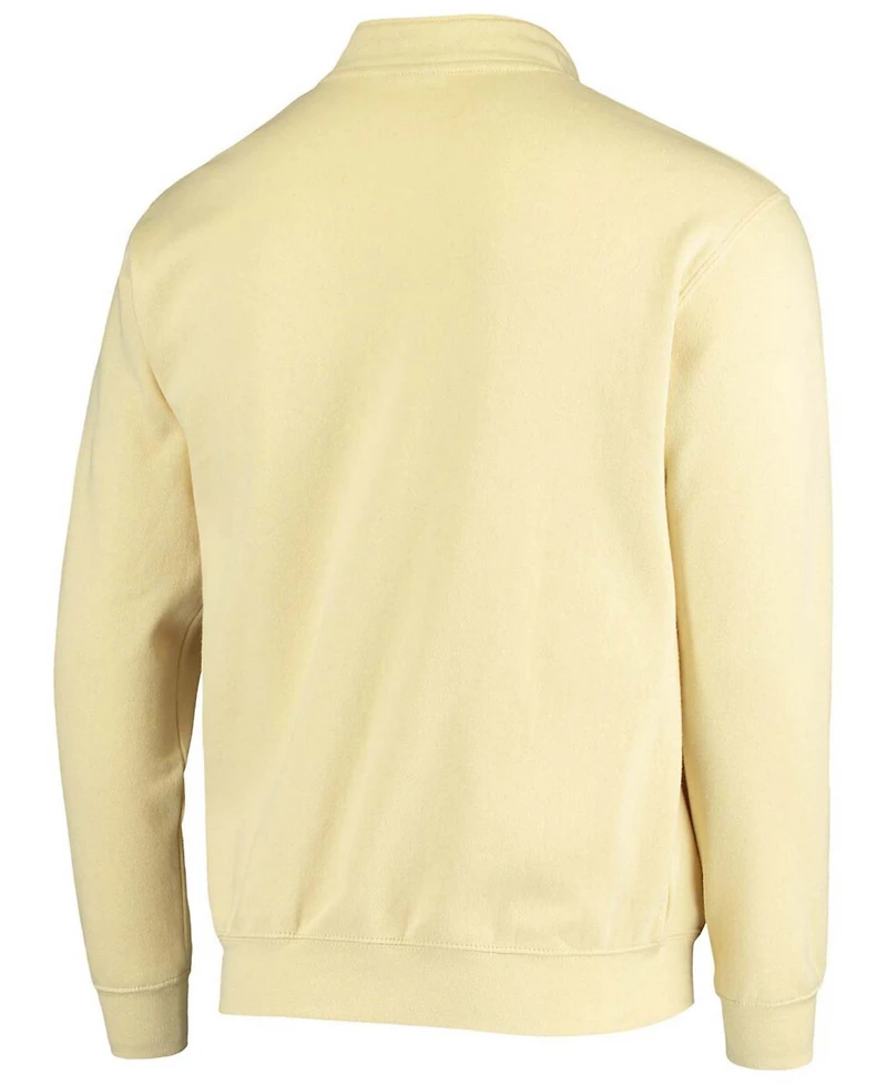 Men's Gold-Tone Colorado Buffaloes Tortugas Logo Quarter-Zip Jacket