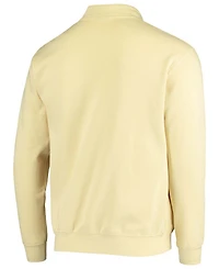 Men's Gold-Tone Colorado Buffaloes Tortugas Logo Quarter-Zip Jacket