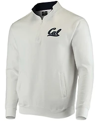 Men's White Cal Bears Tortugas Logo Quarter-Zip Jacket