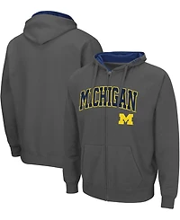 Colosseum Men's Michigan Wolverines Arch Logo 3.0 Full-Zip Hoodie