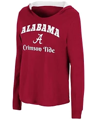 Women's Crimson Alabama Tide Catalina Hoodie Long Sleeve T-shirt