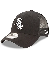 Men's Black Chicago White Sox Trucker 9Forty Adjustable Snapback Hat
