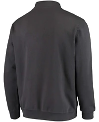 Men's Charcoal Kansas Jayhawks Tortugas Logo Quarter-Zip Jacket