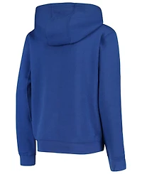 Big Boys and Girls Royal Chicago Cubs Team Wordmark Full-Zip Hoodie