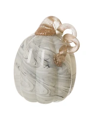 Glitzhome Marble Pumpkin, Set of 2